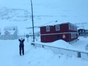 Akureyri in December Akureyri in December