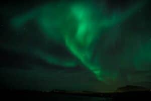 Aurora Borealis above Akranes Aurora Borealis above Akranes