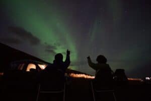 Aurora Borealis while Camping Aurora Borealis while Camping