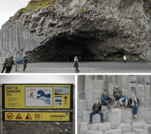 Basalt Columns & Black sand beach Basalt Columns & Black sand beach
