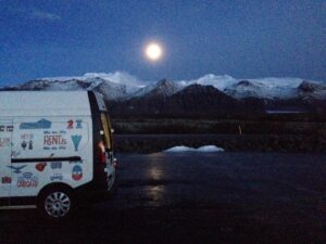 Bedtime in the Camper Van Bedtime in the Camper Van