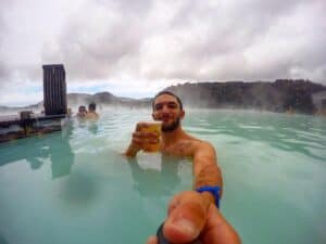 Beer by the Blue Lagoon Beer by the Blue Lagoon