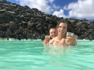 Beer in the Blue Lagoon Beer in the Blue Lagoon