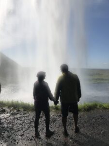 Behind Seljalandsfoss Behind Seljalandsfoss