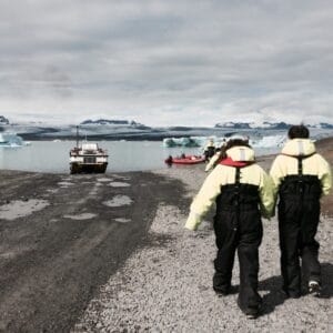 Boat tour on Jökulsárlón Boat tour on Jökulsárlón