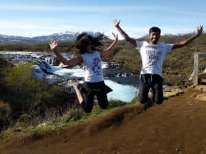 Brúarfoss Jumping