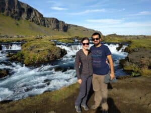 Brúarfoss in the sun Brúarfoss in the sun