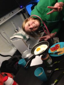 Camper cooking Camper cooking
