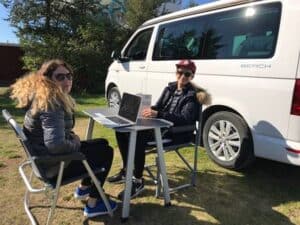 Camping in Iceland in a Camper Camping in Iceland in a Camper