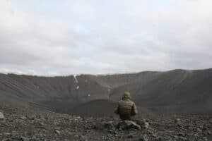 Crater in Iceland