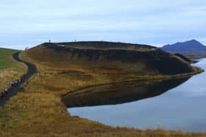 Crater in Mývatn Crater in Mývatn