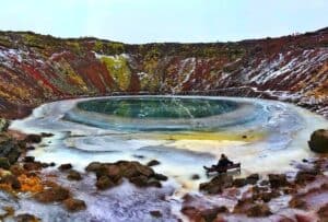 Crater lake Kerið