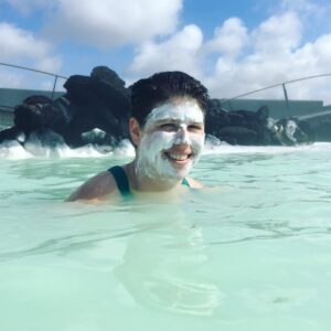 Dani in the Blue Lagoon Dani in the Blue Lagoon