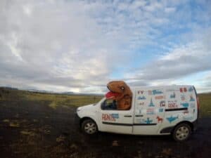 Dinosaur in Iceland Dinosaur in Iceland