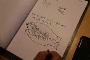 Drawing whales