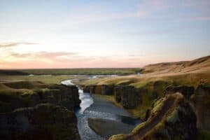 Fjaðrárgljúfur canyon Fjaðrárgljúfur canyon