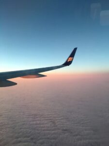 Flying to Iceland Flying to Iceland