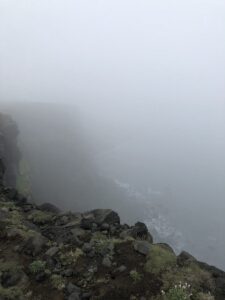 Fog at Reynisfjara Fog at Reynisfjara