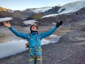 Glacier climber