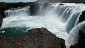 Goðafoss falls Goðafoss falls