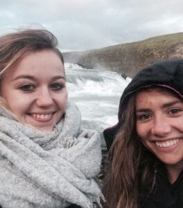 Gullfoss selfie Gullfoss selfie