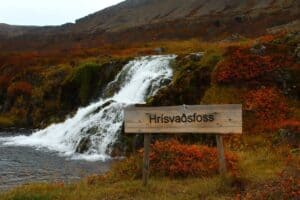 Hrísvaðsfoss waterfall Hrísvaðsfoss waterfall
