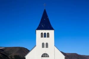 Icelandic countryside church Icelandic countryside church
