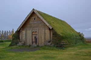 Icelandic turf house