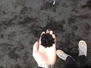 Iceland's black sand Iceland's black sand