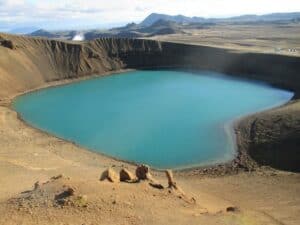 Krafla crater the North Krafla crater the North