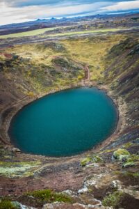 October by Kerið Caldera October by Kerið Caldera