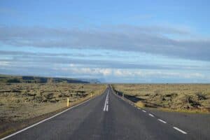 On the road in Iceland On the road in Iceland