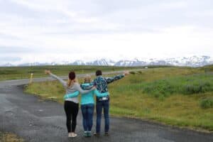 On the road in Iceland On the road in Iceland