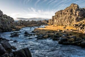 Öxará river in Þingvellir