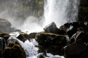 Öxaráfoss closeup Öxaráfoss closeup