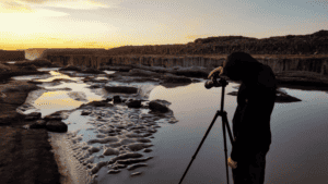Photographing Dettifoss Photographing Dettifoss