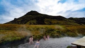 Reykjadalur hot spring river Reykjadalur hot spring river