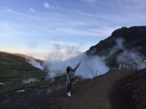 Reykjadalur hot springs Reykjadalur hot springs