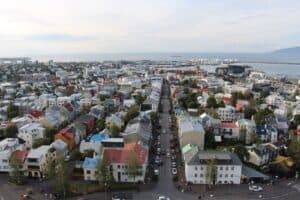 Reykjavik from Hallgrímskirkja Reykjavik from Hallgrímskirkja