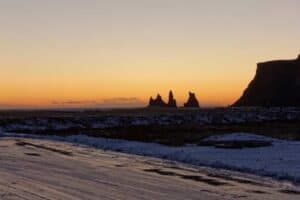 Reynisdrangar in Sunset Reynisdrangar in Sunset