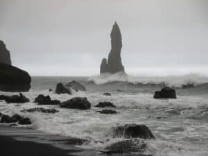 Reynisdrangar in the south Reynisdrangar in the south