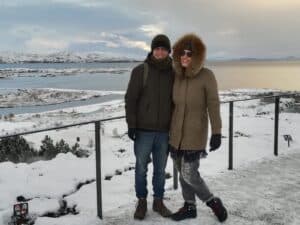 Romantic winter trip to Iceland