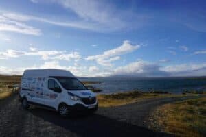 September camping van Iceland September camping van Iceland