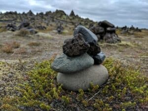 Small Tourist Cairn Iceland Small Tourist Cairn Iceland