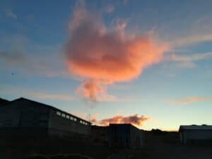 Sunset clouds in East Iceland Sunset clouds in East Iceland