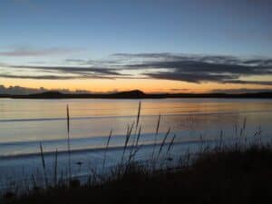 Sunset in Borgarnes