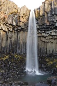 Svartifoss in late October Svartifoss in late October