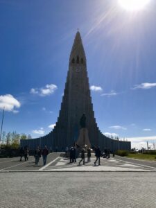 The Church Hallgrimskirkja in Reykjavik The Church Hallgrimskirkja in Reykjavik