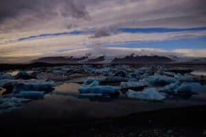 The Glacier Lagoon in October The Glacier Lagoon in October