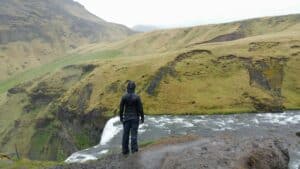 The Hike above Skógafoss The Hike above Skógafoss